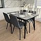 Кухонный раздвижной стол Бетон 120х70 и 4 стула Дублин. Стулья. NGVK-Mebel. Ярмарка Мастеров.  Фото №8