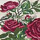 Painting cross-stitched Rose ' Duke de Wellington'. Pictures. Matania. Online shopping on My Livemaster.  Фото №2