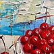 Цветы в вазе у моря, холст 45х60 см. Картины. ЯркийКрасочныйМир   Natalya Sokolova. Ярмарка Мастеров.  Фото №5