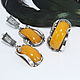 Earrings amber silver 925 ALS0034. Earrings. Sunny Silver. My Livemaster. Фото №5