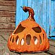 Керамическая тыква ДЖЕК ручной работы подсвечник Halloween, Подсвечники, Саратов,  Фото №1