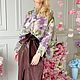 Заказать Блуза свободного кроя из шелковистой вискозы EGGDRESS IRISES. EGGDRESS (Eggdress). Ярмарка Мастеров. . Рубашки Фото №3