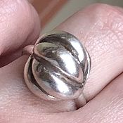 Винтаж: Бирюза, антикварное серебряное кольцо