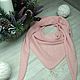 Scarf 'Pink marshmallow' from 100% Merino, Scarves, St. Petersburg,  Фото №1