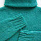 Clase magistral de moda tejida cuello de tortuga de mohair. Knitting patterns. Knitting. Ярмарка Мастеров.  Фото №5