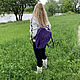 Women's leather backpack 'Violet Angel'. Backpacks. Lyurom Studio. My Livemaster. Фото №5