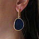 Lapis lazuli earrings, drop earrings, dark blue earrings. Earrings. Irina Moro. Online shopping on My Livemaster.  Фото №2