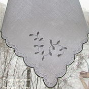 Аксессуары handmade. Livemaster - original item Handkerchief with embroidery, white surface 1. Handmade.