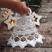 Сувениры и подарки handmade. Livemaster - original item Christmas Bell crocheted K3. Handmade.