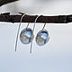 Order Lunar Eclipse earrings (925 silver). dikoobraz. Livemaster. . Earrings Фото №3