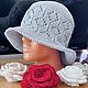 Заказать Летняя шляпа из хлопка 58-60. AccessoriesWool мягко и комфортно. Ярмарка Мастеров. . Шляпы Фото №3