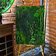 Панно "Jungle Dark" из мха в подарочной упаковке, 50*70 см. Элементы интерьера. Дом Мха - 'MossArt'. Ярмарка Мастеров.  Фото №5