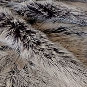 Материалы для творчества handmade. Livemaster - original item Natural fur - Tuscan gray-brown with pronounced gray hair. Handmade.