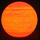 Шар ночник Юпитер 14 см (Красный+Белый), Ночники, Москва,  Фото №1