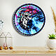 'Let's go!' - the plate with the astronaut glows in the dark. Decorative plates. Art by Tanya Shest. My Livemaster. Фото №4