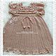 Crochet dress for baby girl "Pink marshmallow". . Magic lace. Online shopping on My Livemaster.  Фото №2