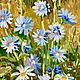  Oil painting ' Chicory'. Pictures. Fine Art for Joy. My Livemaster. Фото №5