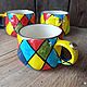 Harlequin Mug. Mugs and cups. Ceramist_mamontov. My Livemaster. Фото №5