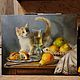 Ой, сейчас попадёт. Картины. Картины маслом Александра Кулакова (alexandra-kulakova-paintings). Интернет-магазин Ярмарка Мастеров.  Фото №2