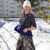 Одежда handmade. Livemaster - original item Cashmere jumper with sequins. Handmade.