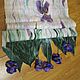 Order milled stole 'Irises'. Welcome (marinakazarina). Livemaster. . Wraps Фото №3