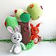 Finger toys Forest animals Owl Wolf Hare Bear Fox Squirrel Hedgehog. Stuffed Toys. sunnytoys-gifts. My Livemaster. Фото №6