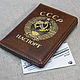 Case for documents or passports with the coat of arms of the USSR, Passport cover, Abrau-Durso,  Фото №1