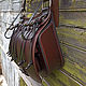 Hunting bag made of Buttero Alkantara leather, bag mod. VD. Gifts for hunters and fishers. Labour. My Livemaster. Фото №4