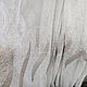 Готовый тюль белый с вышивкой пудра "Сара" Ш 4 в 2.60, Шторы, Можайск,  Фото №1