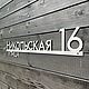 Заказать Табличка "Neli-2-aisi" 60см (нерж.ст.). KuusArt (часы, декор, таблички). Ярмарка Мастеров. . Номер на дверь Фото №3