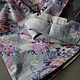 Винтаж: Джинсы.Скинни.Floral print!Trend!48-50+.Нежные открытки!EU!. Брюки винтажные. MixVintage. Ярмарка Мастеров.  Фото №9