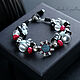 Bracelet with natural stones 'Carnival', Bead bracelet, Moscow,  Фото №1