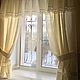 Linen curtains with lambrequin ' Sunny day'. Curtains1. Linen fantasy. My Livemaster. Фото №5