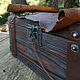 Pirate treasure chest with internal drawer. Box. Gracilis (Workshop Elena Sugar). My Livemaster. Фото №5