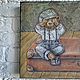 Заказать Картина: Не вижу, не слышу, не говорю, фактурная на холсте. Фактурные картины ◇ Annshuart. Ярмарка Мастеров. . Картины Фото №3