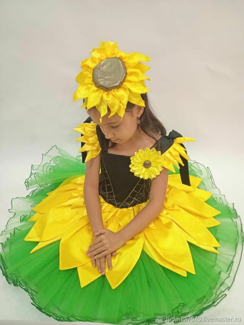 «Подсолнух» карнавальный костюм для девочки