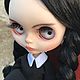 Кукла Blythe Уэнсдей кастом. Кукла Кастом. Tata Blythe. Ярмарка Мастеров.  Фото №6