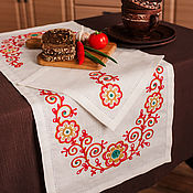 Для дома и интерьера handmade. Livemaster - original item Tea linen set, 6 napkins track Russian embroidery fig 518. Handmade.