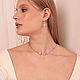 Чокер и серьги Минималист. Комплекты украшений. Gallab-jewelry. Ярмарка Мастеров.  Фото №5