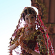 Девушка в индийском наряде. Куклы и пупсы. Лариса Исаева (kuklaelli). Ярмарка Мастеров.  Фото №6