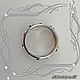 Ring 'Wedding rings-EXCLUSIVE' 925 silver, sapphires, rhodium. VIDEO. Rings. MaksimJewelryStudio. My Livemaster. Фото №4