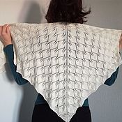 Аксессуары handmade. Livemaster - original item The falling leaves shawl from cashmere 