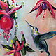 Hummingbird oil painting. Pictures. Viktorianka. Online shopping on My Livemaster.  Фото №2