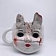Кружка ручной работы на Хэллоуин - Бригита (Halloween). Кружки и чашки. HUM-POTTERY. Интернет-магазин Ярмарка Мастеров.  Фото №2