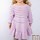 Girl's dress knitted. Childrens Dress. Knitwear shop Fairy Tale by Irina. My Livemaster. Фото №4