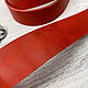 Ременная заготовка Missouri MS03 (3,5+ мм), цв. Красный. Кожа. Prima Pelle (Марина). Ярмарка Мастеров.  Фото №4