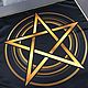 Tablecloth for divination 70h70 cm 'Pentagram ' with print. Tablecloths. taronessa. Online shopping on My Livemaster.  Фото №2