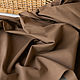 Канвас мраморный 8 унц повышенной плотности коричневый Глиняный. Ткани. Best Fabric. Ярмарка Мастеров.  Фото №4