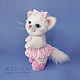 Order Teddy Animals: Teddy cat in a sundress with an embroidered metric. Marina Eretnova. Livemaster. . Teddy Toys Фото №3