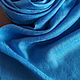 Кашемировый шарф "Голубое небо". Шарфы. IndianBoho. Ярмарка Мастеров.  Фото №5